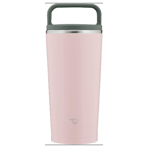 코끼리 캐리 템블러 손잡이 진공 스테인리스 보온 보냉  텀블러 핑크 300ml