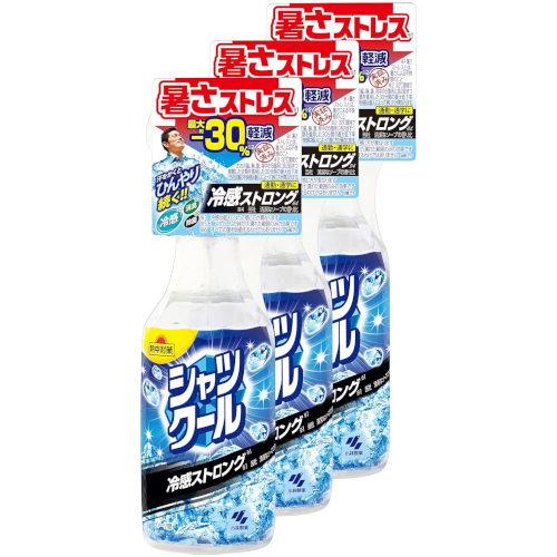 고바야시제약 의류용 스트롱 냉각 스프레이 280ml X 3개