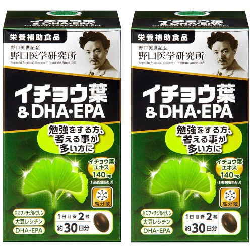 노구치 의학연구소 일본 은행잎 & DHA EPA 영양제 60정  2박스