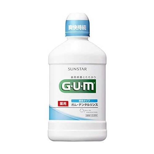 GUM 덴탈 가글 상쾌한 타입 500ml