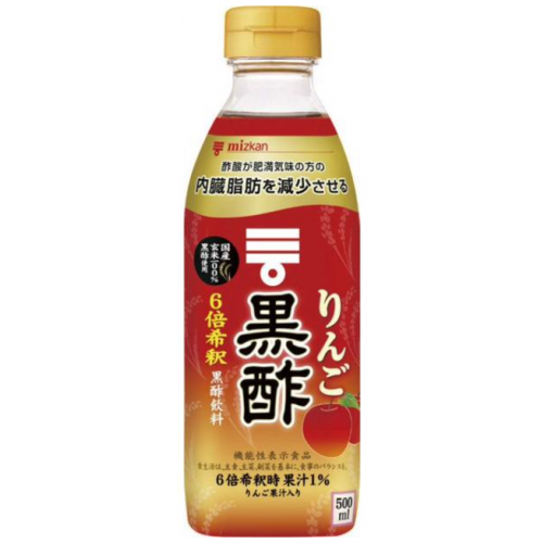 미츠칸 사과 흑초 500ml