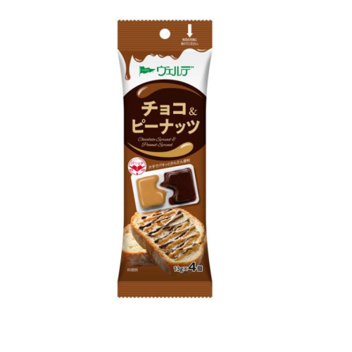 아오하타 초코&땅콩 잼 4개입 1봉